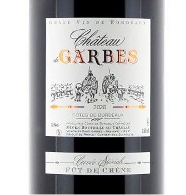 Côtes de Bordeaux rouge – Cuvée Fût de Chêne 2021 150cl