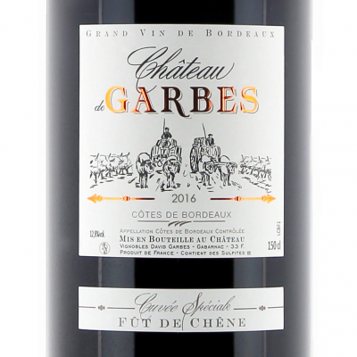Côtes de Bordeaux rouge – Cuvée Fût de Chêne 2018 150cl
