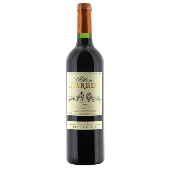 Côtes de Bordeaux Rouge Cuvée Traditionnelle 2018 75cl Château de Garbes