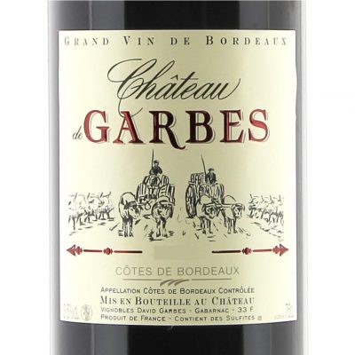 Côtes de Bordeaux Rouge – Cuvée Traditionnelle 2022 75cl – Garbes