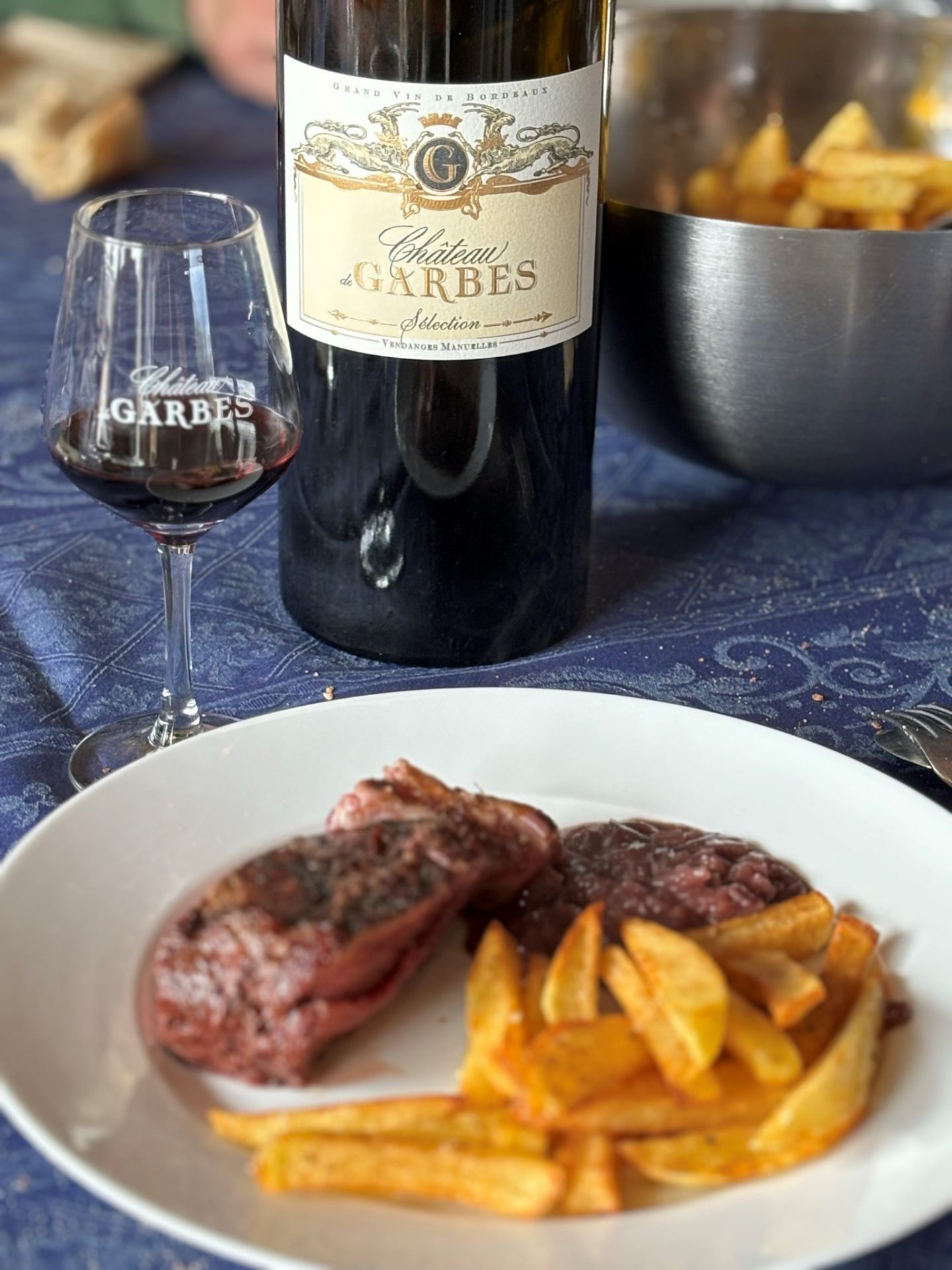 Recette Sauce au vin rouge Château de Garbes